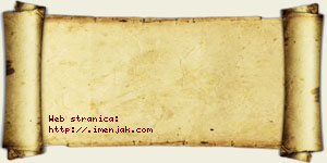 Jasmina Karadžić vizit kartica